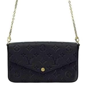 Louis Vuitton Shoulder Bag Pochette Felicie Black
